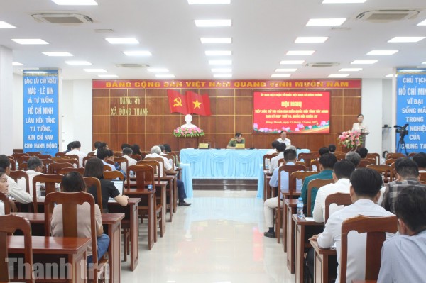 Đoàn đại biểu Quốc hội tỉnh Tây Ninh tiếp xúc với cử tri sau Kỳ họp thứ 10, Quốc hội khóa XV